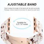 Slim Resin Apple Watch Band - Nougat White/Rose