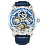 Stuhrling Original Men's Automatic Watch with Leather Strap