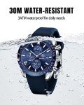 Men's Waterproof Analog Quartz Chronograph Watch