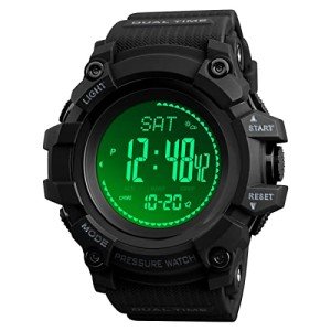 Men's Waterproof Digital Sport Watch with Compass & Altimeter