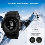 Men's Waterproof Digital Sport Watch with Compass & Altimeter