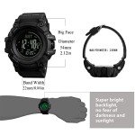 Men's Waterproof Digital Sport Watch with Compass & Altimeter