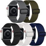 Adjustable Nylon Apple Watch Bands for All Sizes