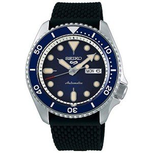 Seiko 5 Sports Men's Black Stainless Steel Watch