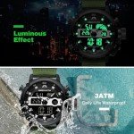 Megalith Men's Waterproof Digital Military Sport Watch