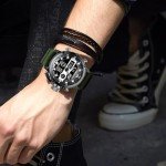 Megalith Men's Waterproof Digital Military Sport Watch