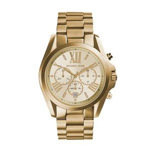 Michael Kors Gold-Tone Bradshaw Women's Chronograph Watch