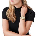 Michael Kors Gold-Tone Bradshaw Women's Chronograph Watch