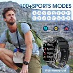 2.1" Waterproof Smart Watch with Fitness Tracker