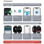 2.1" Waterproof Smart Watch with Fitness Tracker