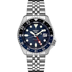 Seiko SSK003 5 Sports Silver-Tone Men's Watch