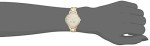 Gold-Tone Bracelet Watch with Crystal Accents for Women