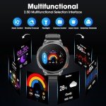 Men's Military Smart Watch with Fitness Tracker