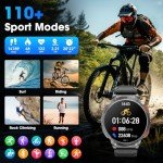 Men's Military Smart Watch with Fitness Tracker