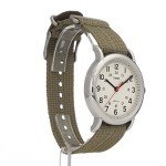 Timex Weekender 38mm Silver & Olive Fabric Watch
