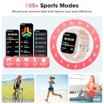 Joautrial 1.85" HD Smartwatch for Fitness and Calls