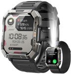 Men's Military Smart Watch with Fitness Tracker
