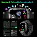 Men's Military Smart Watch with Fitness Tracking