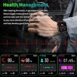 Men's Military Smart Watch with Fitness Tracking