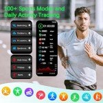 Men's Military Smart Watch with Fitness Tracking