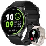 Waterproof Smart Watch for Fitness, Calls, Heart Rate