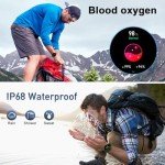 Waterproof Smart Watch for Fitness, Calls, Heart Rate
