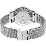 Timex Women's 31mm Silver-Tone Watch with Stones