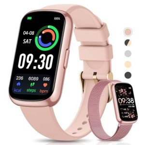 Stylish Fitness Smartwatch with Heart Rate Monitor