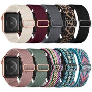 Maledan 10 Pack Adjustable Nylon Solo Loop Bands
