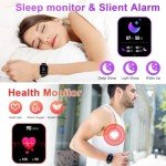 Waterproof Smart Watch for Fitness and Calls