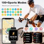 Waterproof Smart Watch for Fitness and Calls