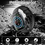 1.95'' Smartwatch for Calls, Fitness, and Sleep Tracking