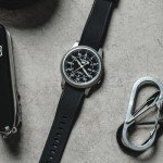 22mm Black Silicone Quick Release Watch Band