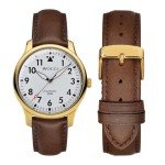 Vintage 18mm Dark Brown Leather Watch Band