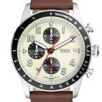 Fossil Men's Sport Tourer Chronograph Watch - Brown Leather