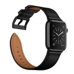 Apple Watch Genuine Leather Band - Black