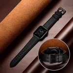 Apple Watch Genuine Leather Band - Black