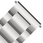 Fullmosa Silver Stainless Steel Watch Band 20mm