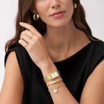 Fossil Women's Gold Stainless Steel Quartz Watch