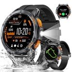LIGE Military GPS Smart Watch for Men