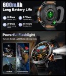 LIGE Military GPS Smart Watch for Men
