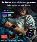 LIGE Military GPS Smart Watch for Men