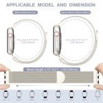 BELONGME 3-Pack Mesh Loop Apple Watch Bands