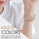Rose Gold Beaded Apple Watch Band for Women