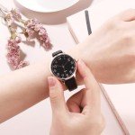 Stylish Dainty Analog Leather Watch for Women