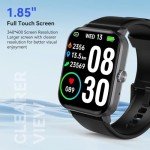 1.85'' HD Smartwatch with Call Function & Fitness Tracking