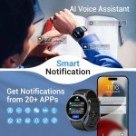 Fitpolo AMOLED Smart Watch with Health Tracking