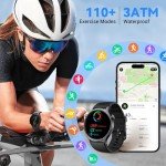 Fitpolo AMOLED Smart Watch with Health Tracking