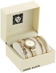 Anne Klein Women's Gold Quartz Dress Watch