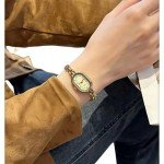 FANMIS Women's Vintage Oval Gold Bracelet Watch